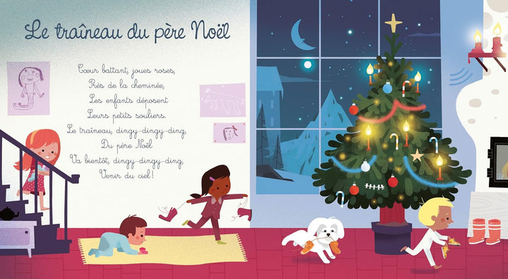 Livre sonore musical Mes plus belles chansons de Noël Gründ Mlle et Coco