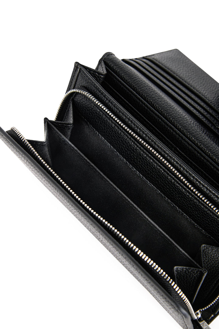 porte-feuille Alondra noir Lambert cuir vegan Mlle et Coco