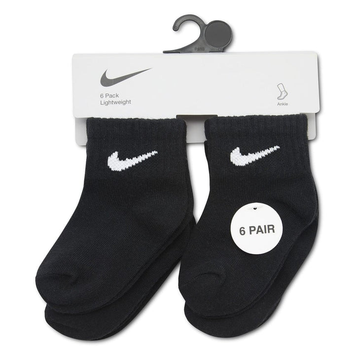 Chaussettes swoosh cheville pack de 6 noir Nike Mlle et Coco