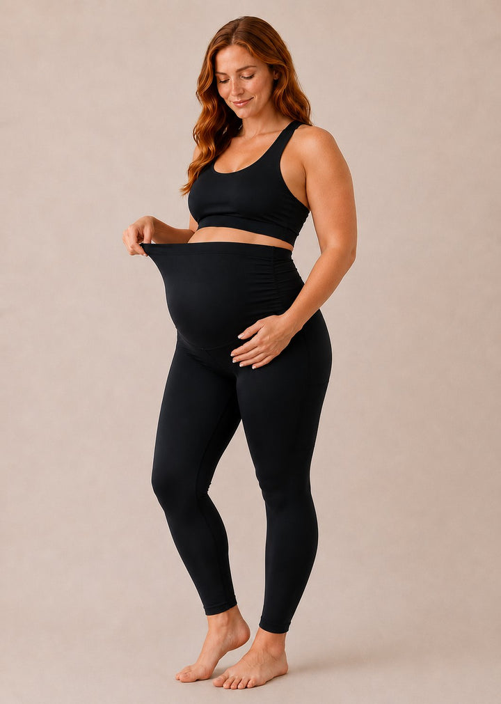legging noir maternité Cynthya Bloom Mlle et Coco