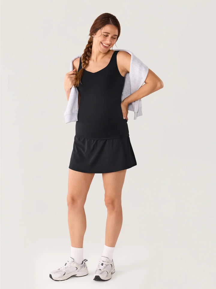 Jupe de tennis maternité noir Momanda Mlle et Coco