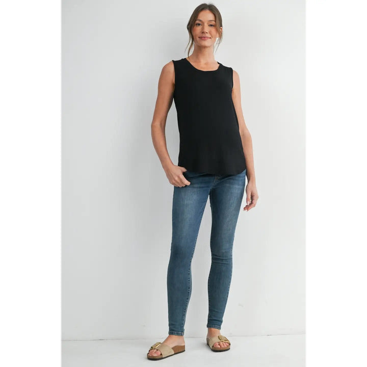 camisole débardeur maternité noir Hello Miz Mlle et Coco