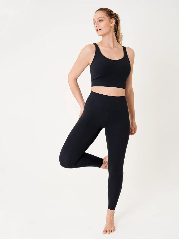 Camisole courte maternité et allaitement Natrelax Noir Momanda Mlle et Coco