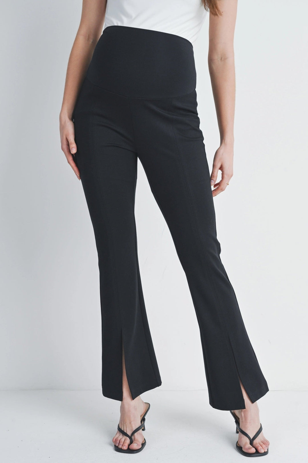 pantalon noir évasé Hello Miz Noir Mlle et Coco