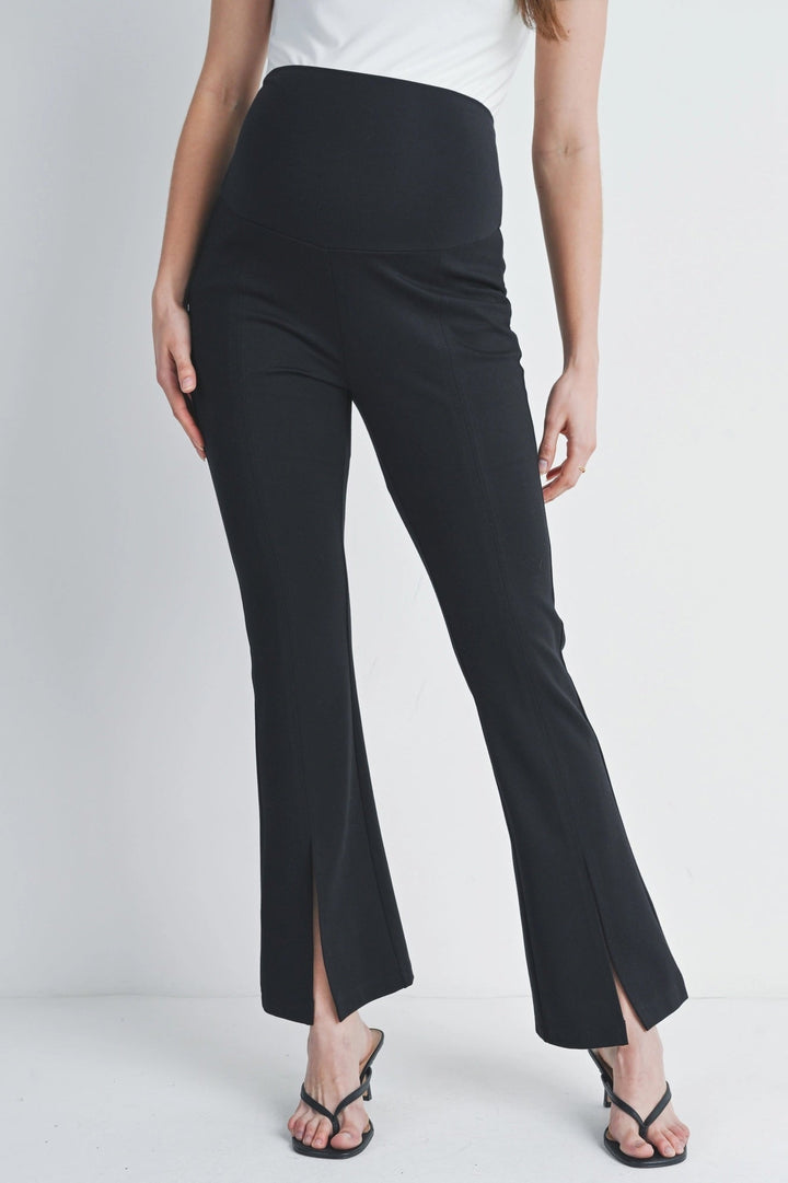 pantalon noir évasé Hello Miz Noir Mlle et Coco