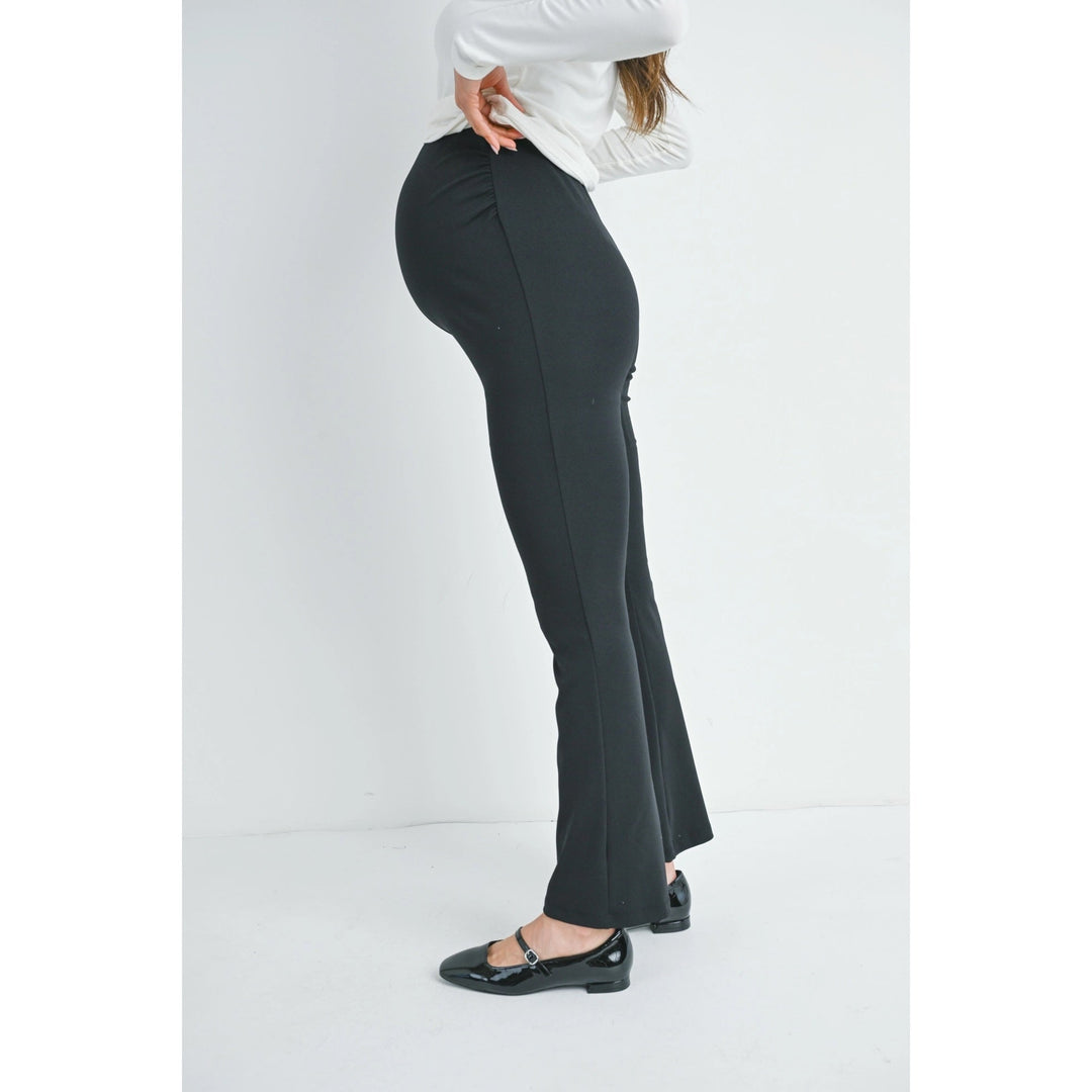 pantalon maternité taille élastique noir Hello Miz Mlle et Coco