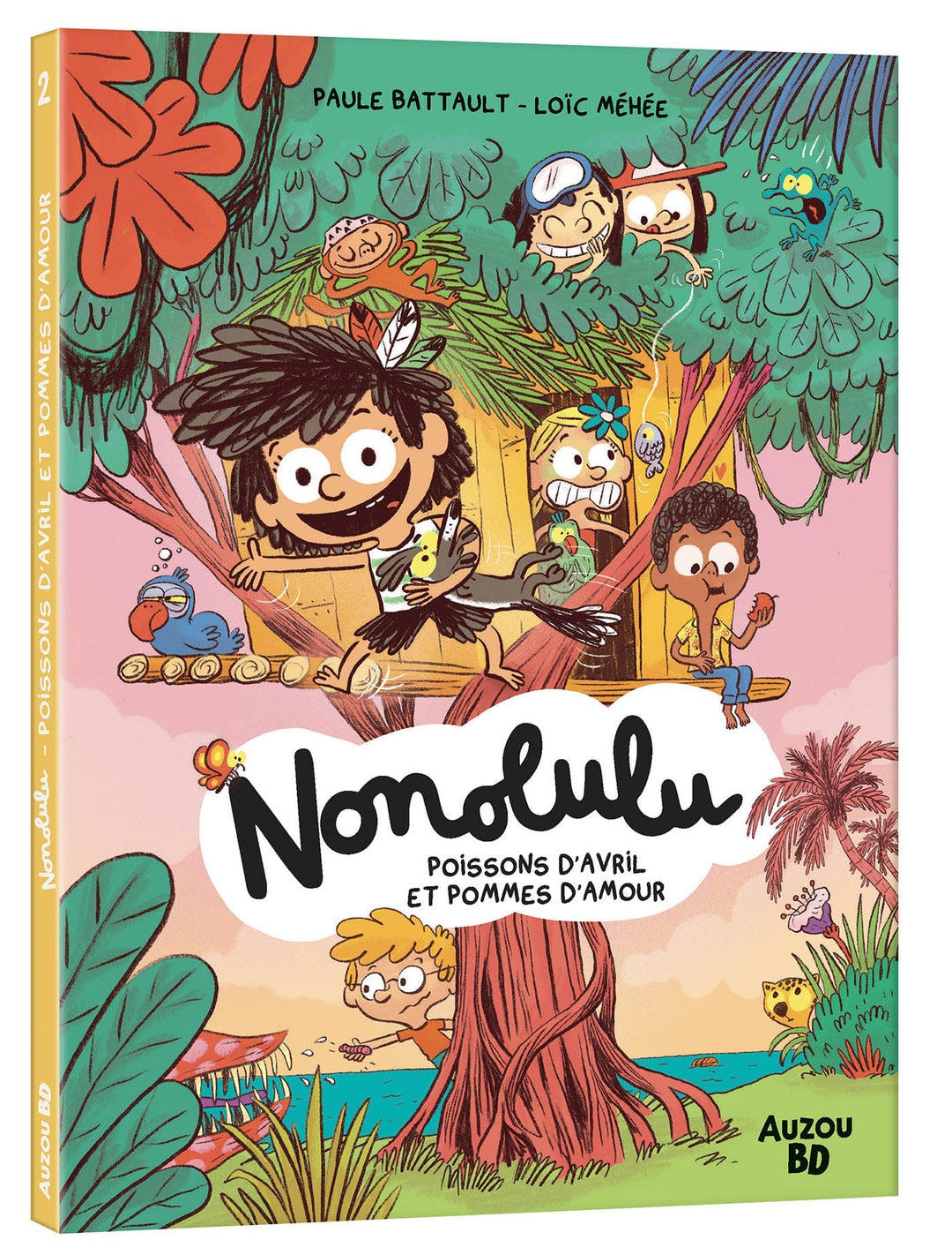bande dessinée Nonolulu poissons d'avril et pommes d'amour