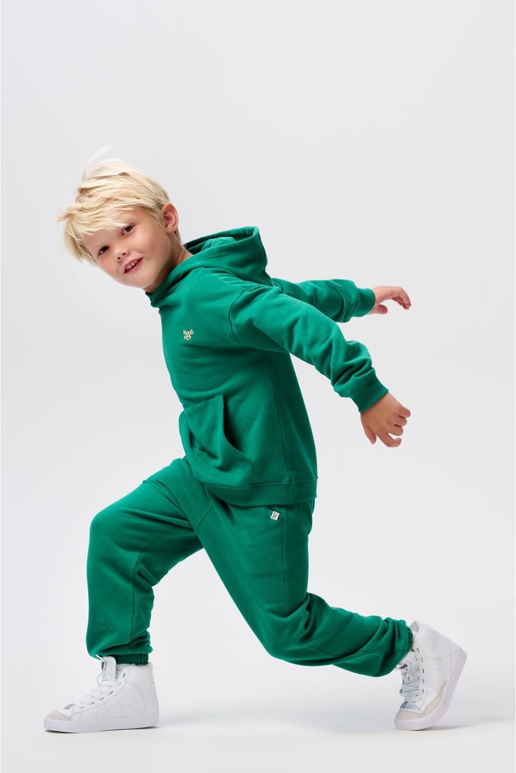 chandail capuchon vert Noppies enfant Mlle et Coco