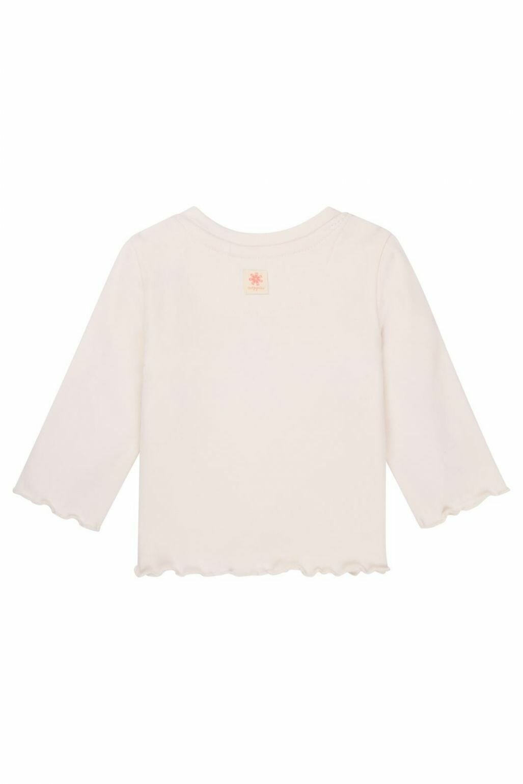 chandail manches longues blanc coeur en fleur Noppies Marlow