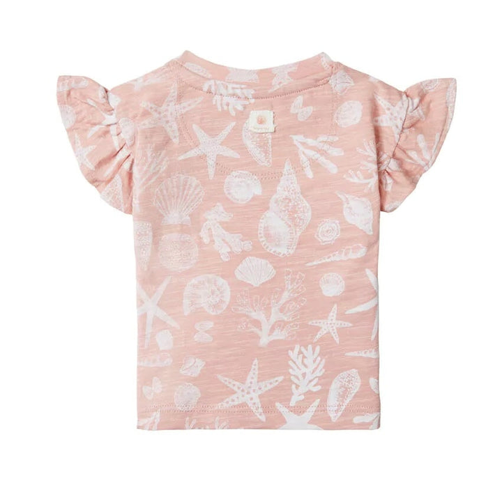 chandail t-shirt covina corail sous océan Noppies Mlle et Coco