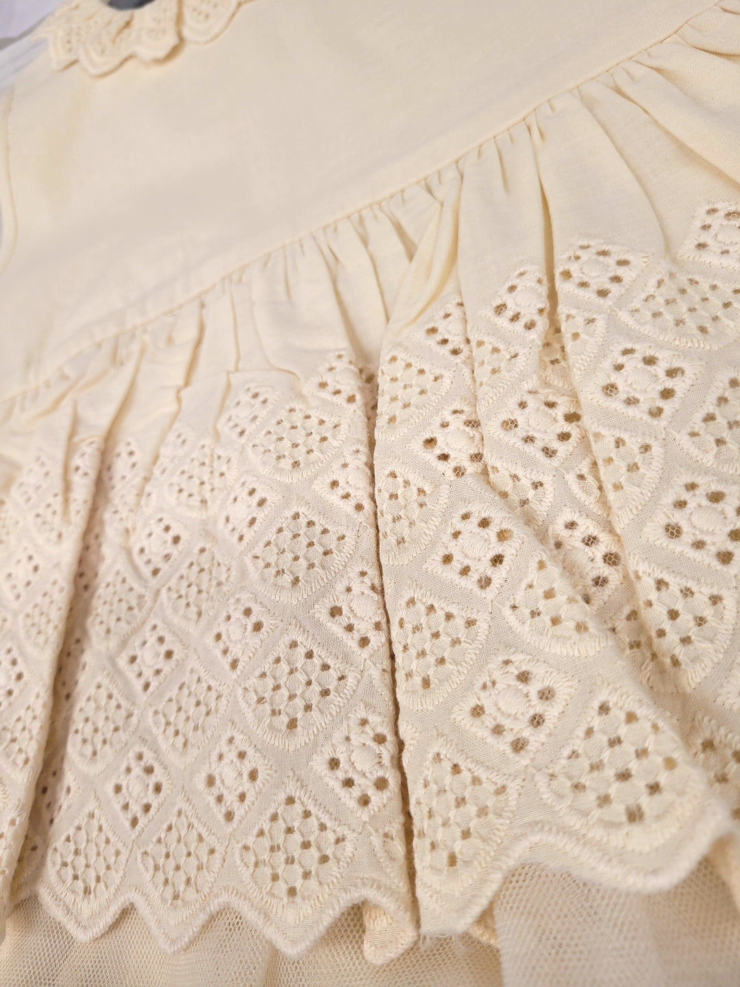 robe barboteuse crème antique Noralee Mlle et Coco