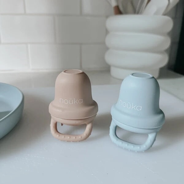 tétine alimentaire nouka bleu accessoire bébé Mlle et Coco