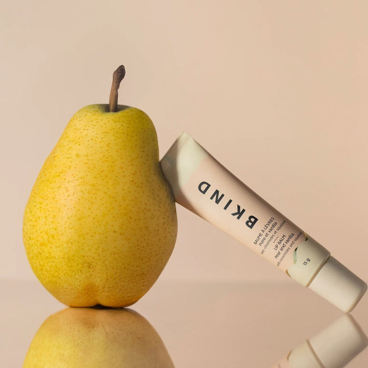 Baume à lèvres nourrissant avec céramides - Poire et vanille Bkind Mlle et Coco