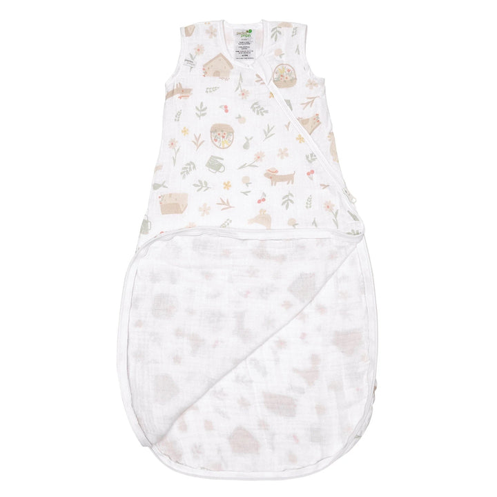 Sac de nuit coton mousseline 0.7 tog picnic Perlim Pinpin Mlle et Coco