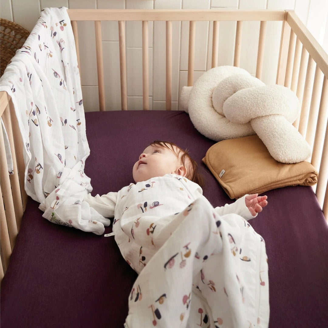 sac nuit dormeuse mousseline coton Perlimpinpin escargot Mlle et Coco