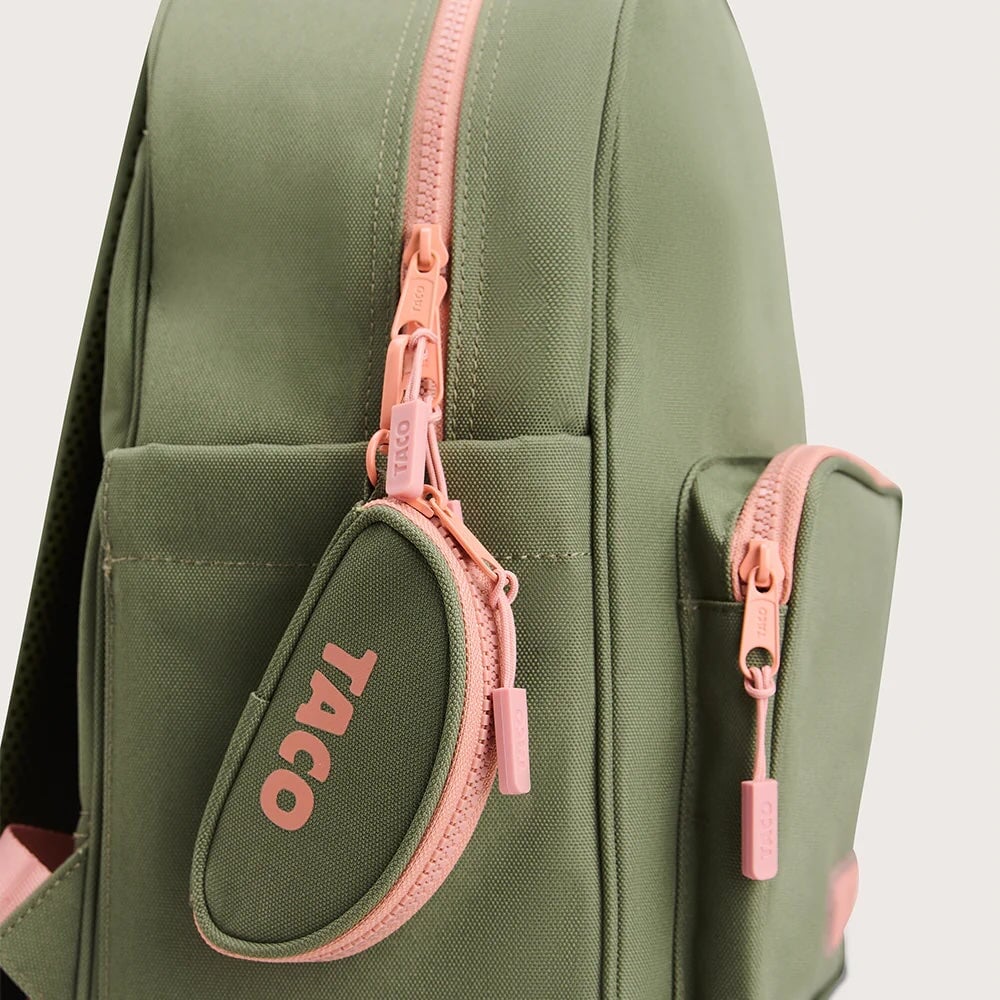 Sac à dos Sydney olive Taco Mlle et Coco