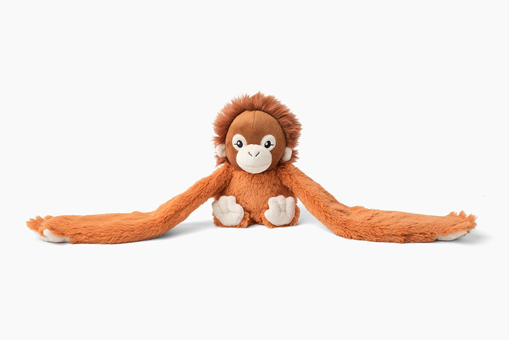 Peluche lestée ollie orang-outan hugarounds sac chauffant Mlle Coco
