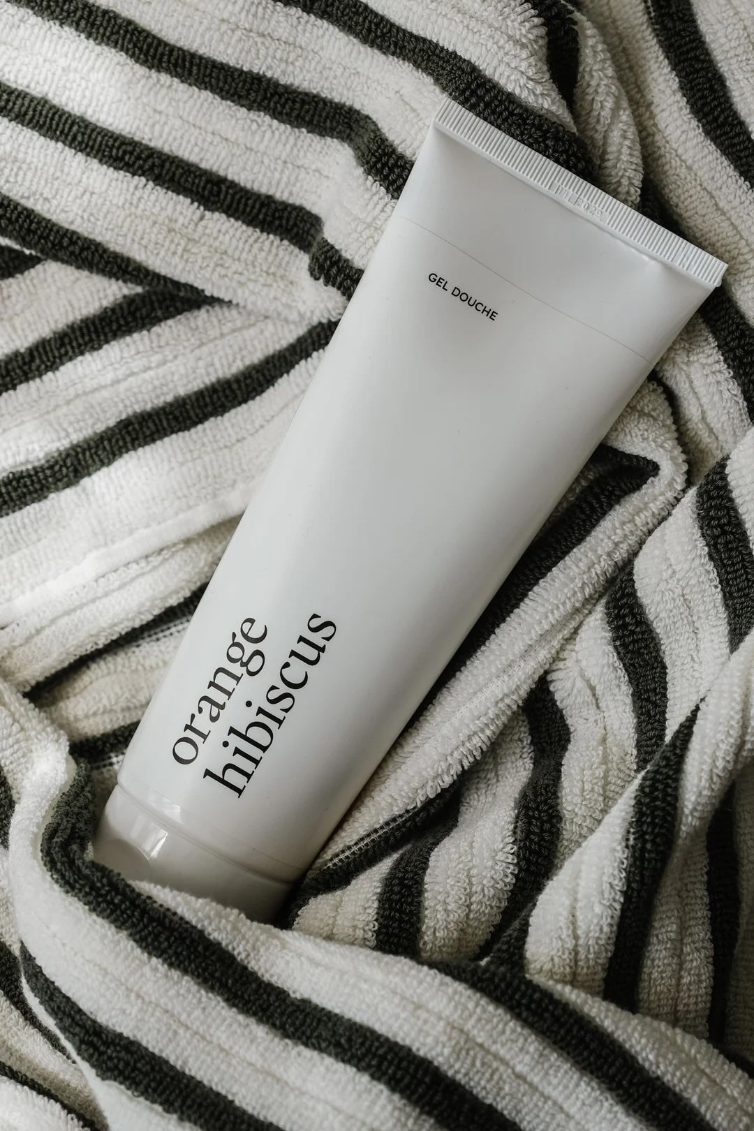 Gel douche Orange hibiscus Marée chandelles compagnie québécoise