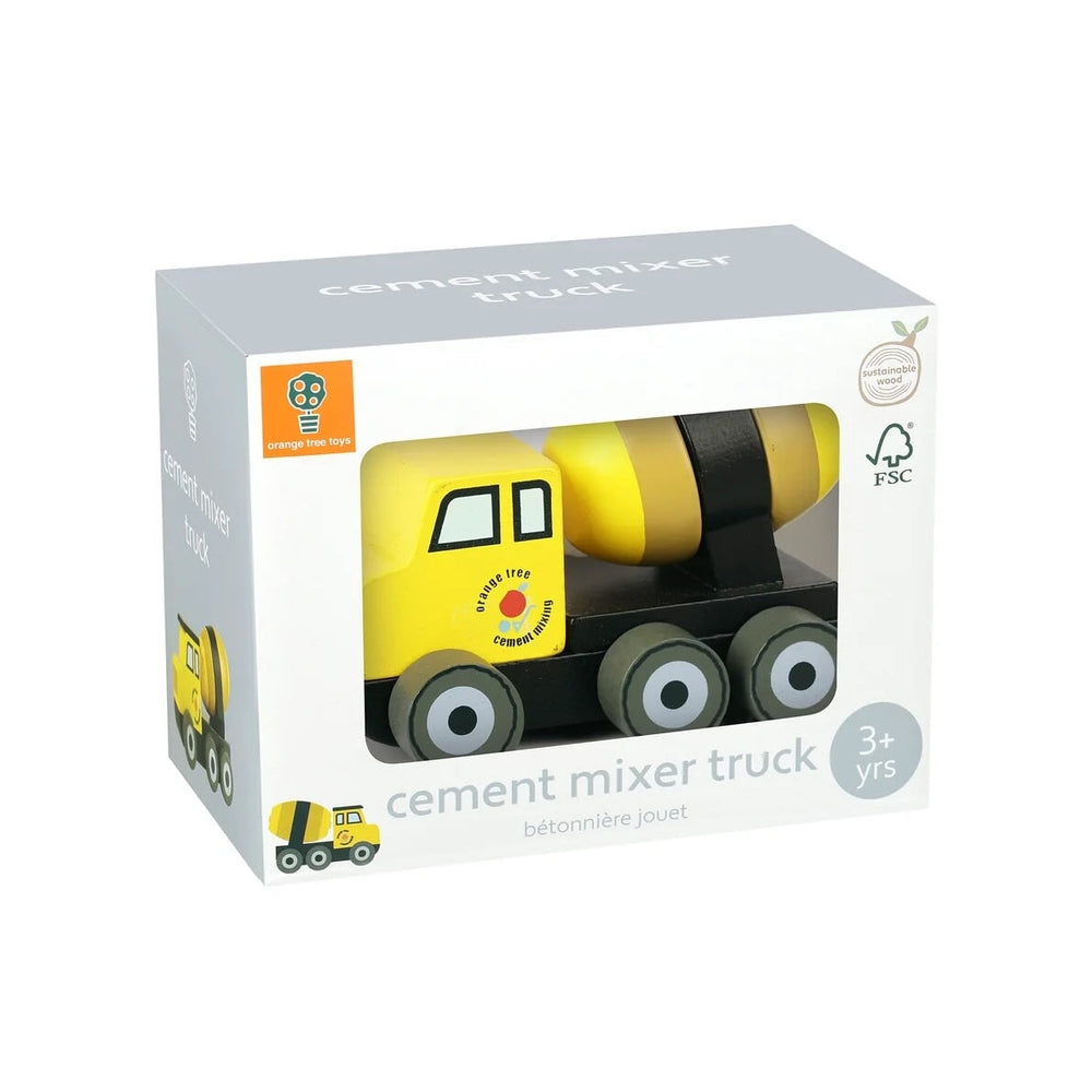 Jouet camion mixeur de béton Orange Tree Toys Mlle et Coco