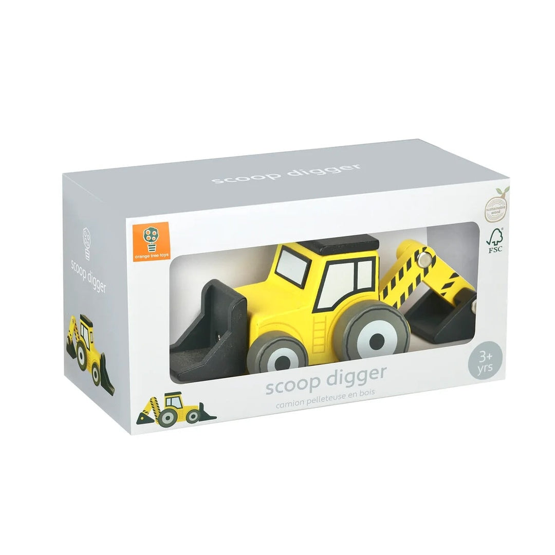 Véhicule jouet pelle mécanique Orange Tree Toys Mlle et Coco