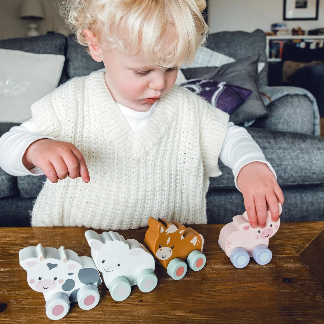 Mon premier jouet à Pousser Mouton Orange Tree Toys Mlle et Coco