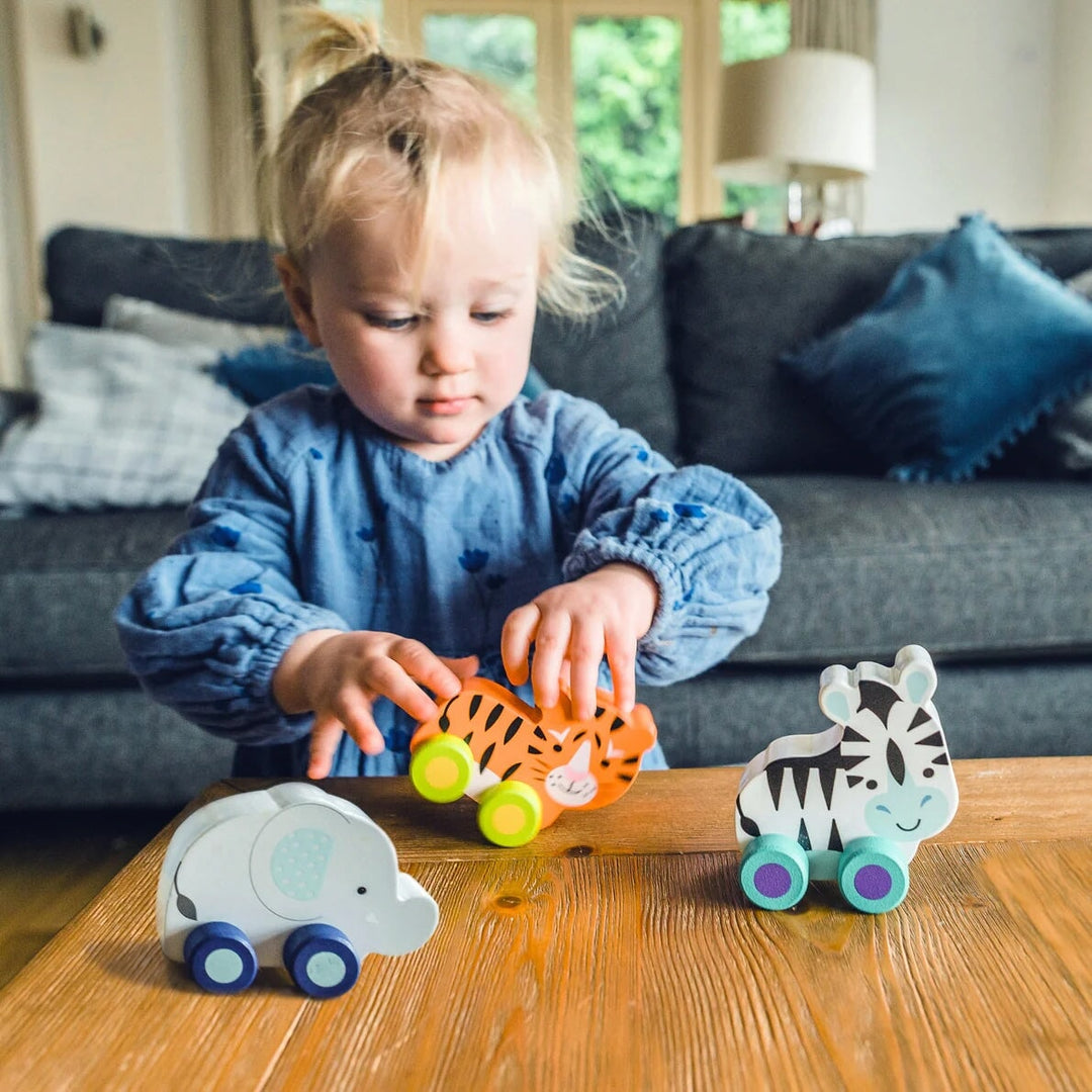 Jouet à roulette zèbre Orange Tree Toys Mlle et Coco
