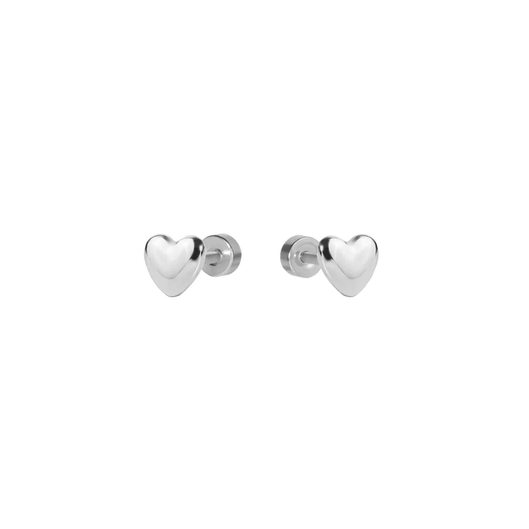 Boucle d'oreilles à tige - Valene argenté - Mia Mia Bijoux 