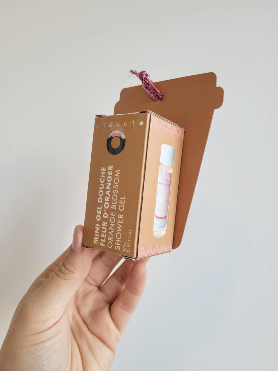 Ornement Caffé latte - Mini gel douche fleur d&