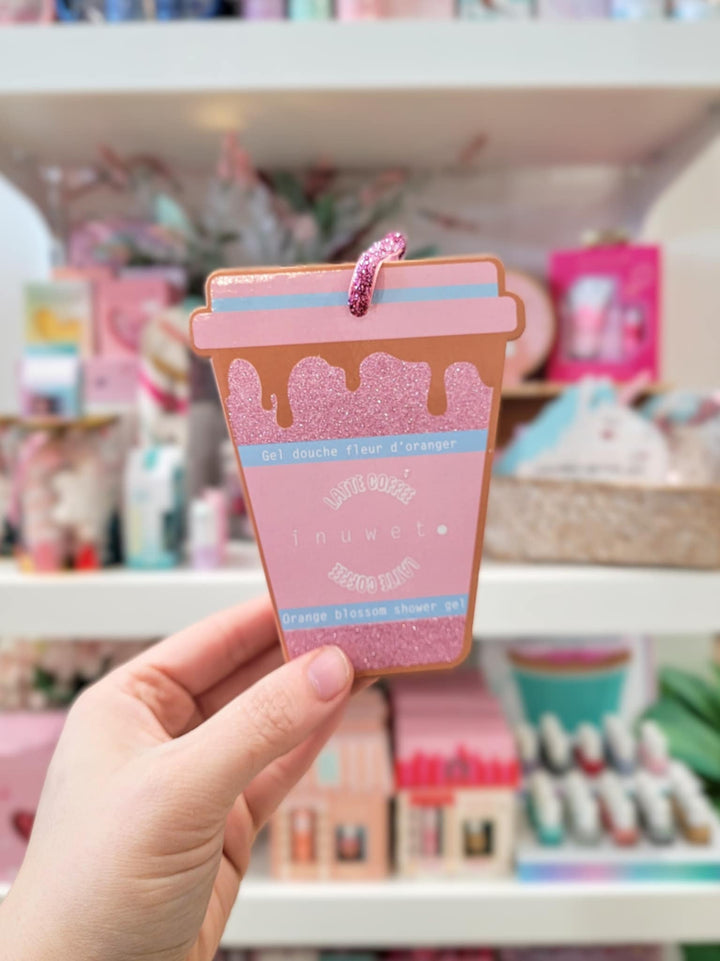 Ornement Caffé latte - Mini gel douche fleur d&