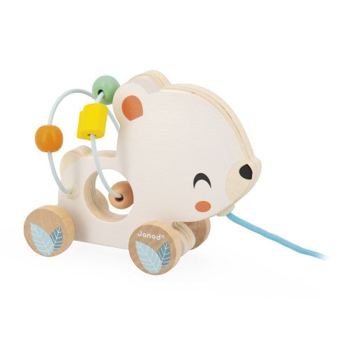 jouet bois baby looping janod lapin renard escargot ours