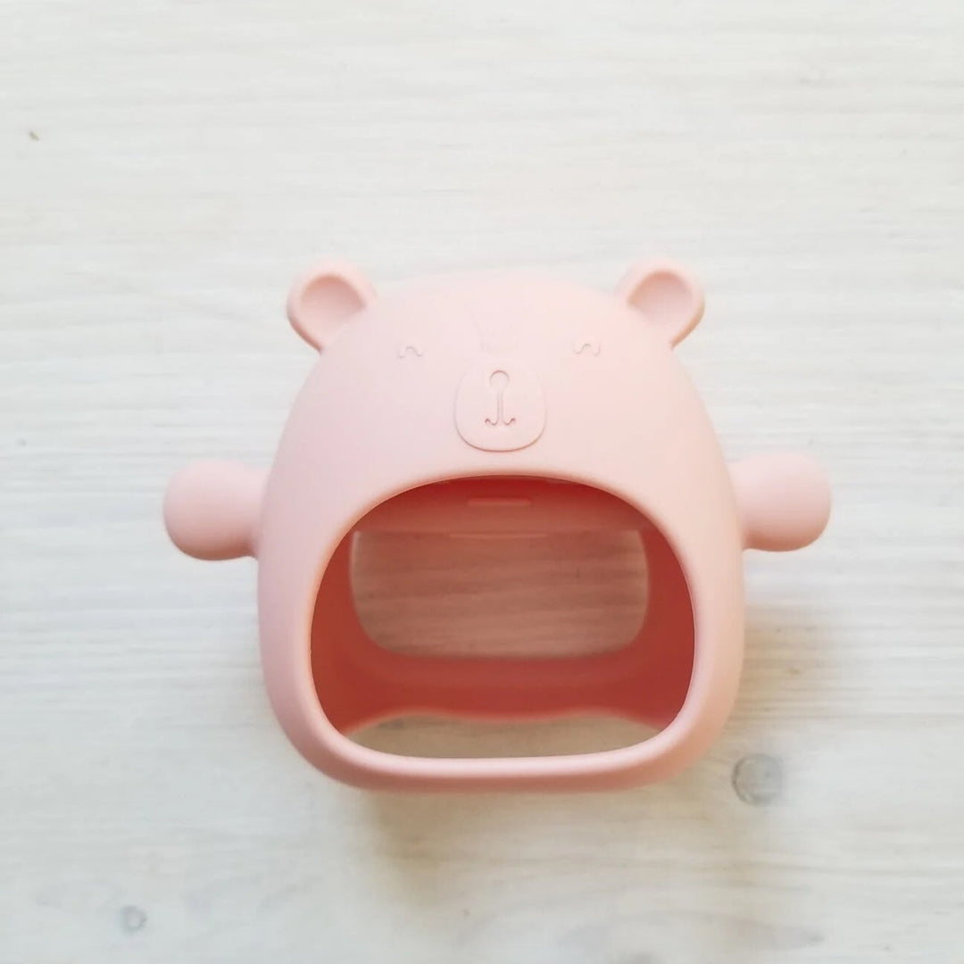 Manchons de dentitions - Ourson plusieurs couleurs - Création Jade Création Jade Pêche rosé 