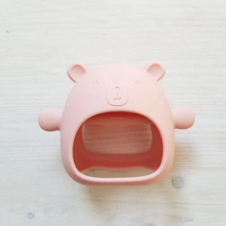 Manchons de dentitions - Ourson plusieurs couleurs - Création Jade Création Jade Pêche rosé 