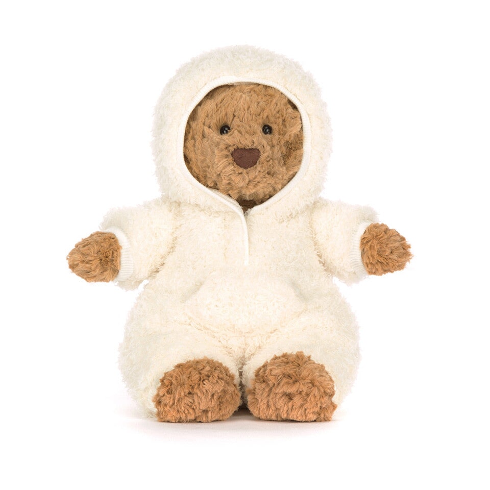 Peluche ours Bartholemew tenue intégrale Jellycat Mlle et Coco