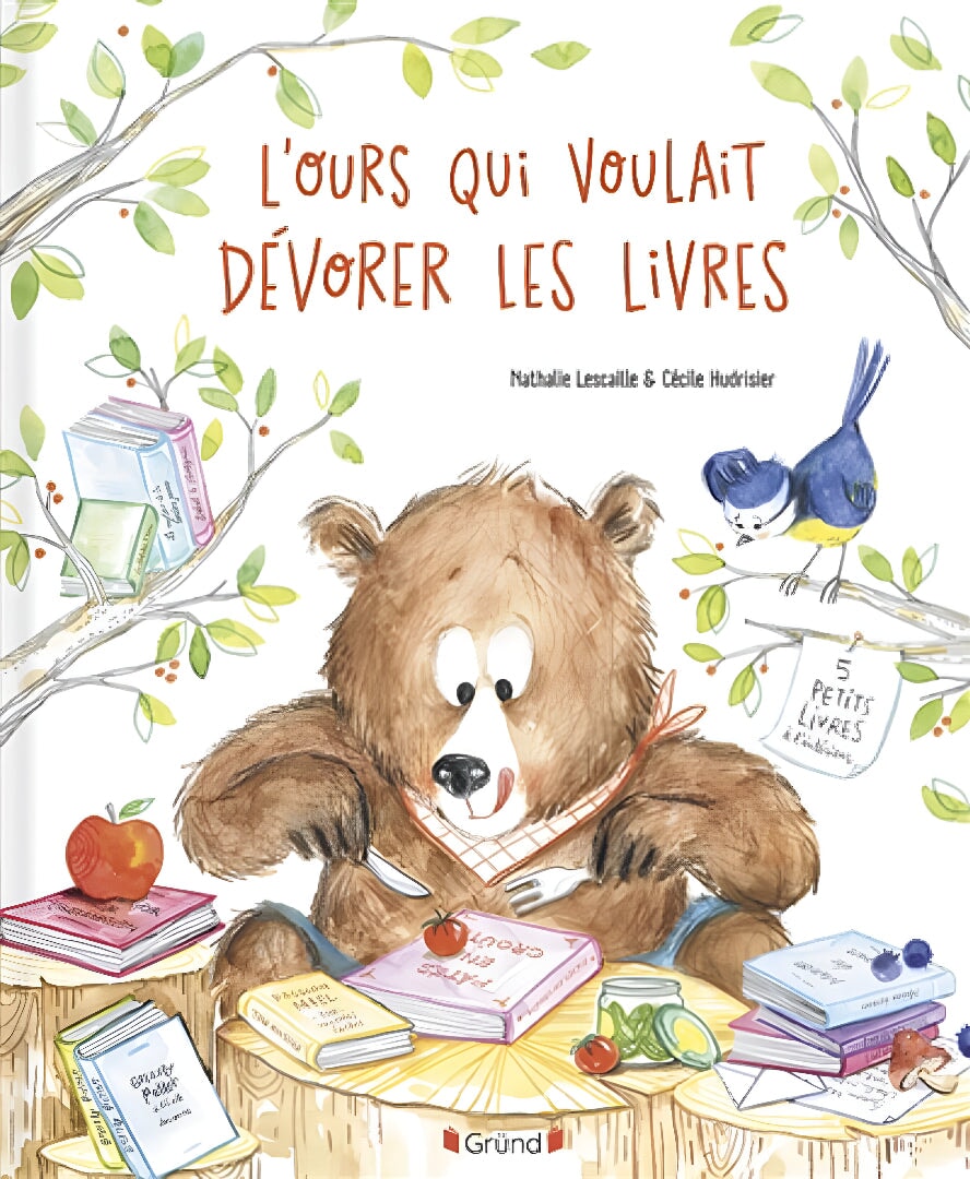Livre L'ours qui voulait dévorer les livres Gründ