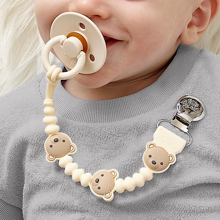 attache-suce silicone ourson Itzy ritzy Mlle et Coco