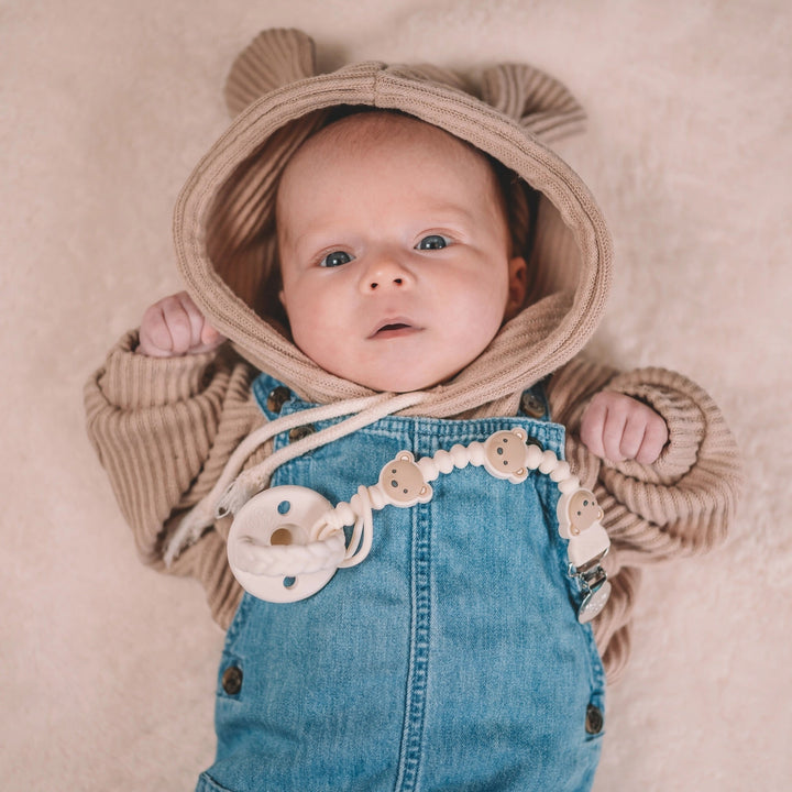 attache-suce silicone ourson Itzy ritzy Mlle et Coco