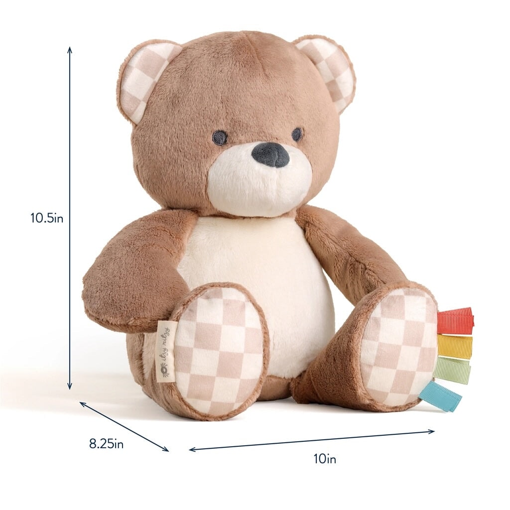 ourson sensoriel itzy ritzy peluche Mlle et Coco