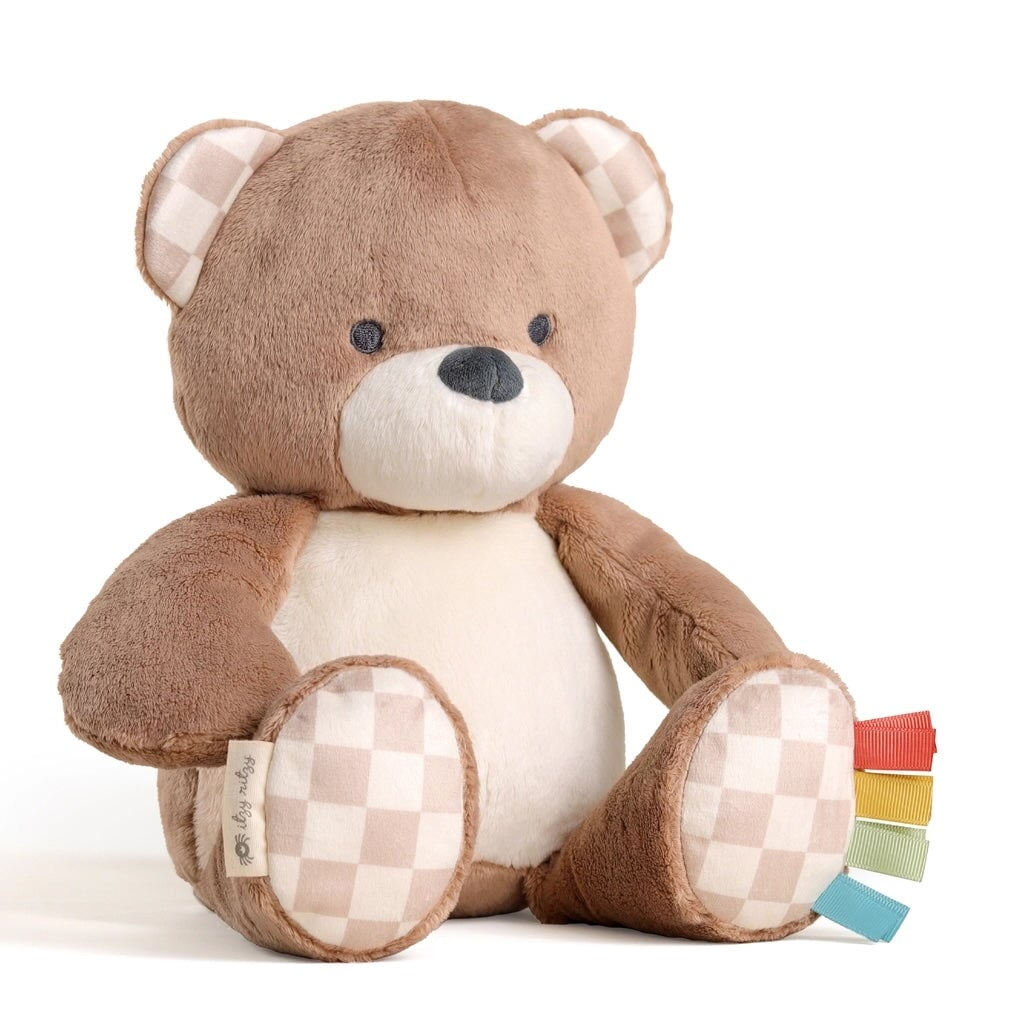 ourson sensoriel itzy ritzy peluche Mlle et Coco
