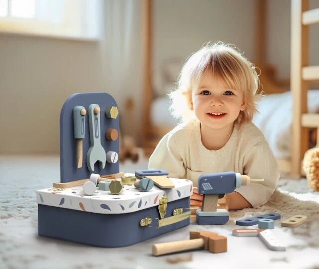 Jeux imitation Valise à outils Speedy Monkey Mlle et Coco