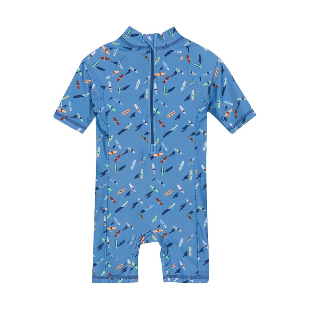 Maillot de bain une pièce bleu planches pagaie Color Kid