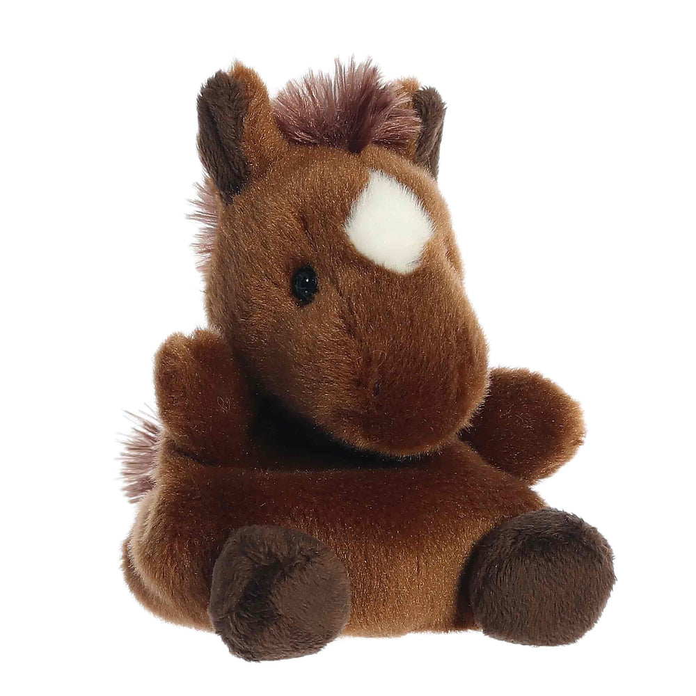 Peluche truffle le cheval brun Palm pals Mlle et Coco