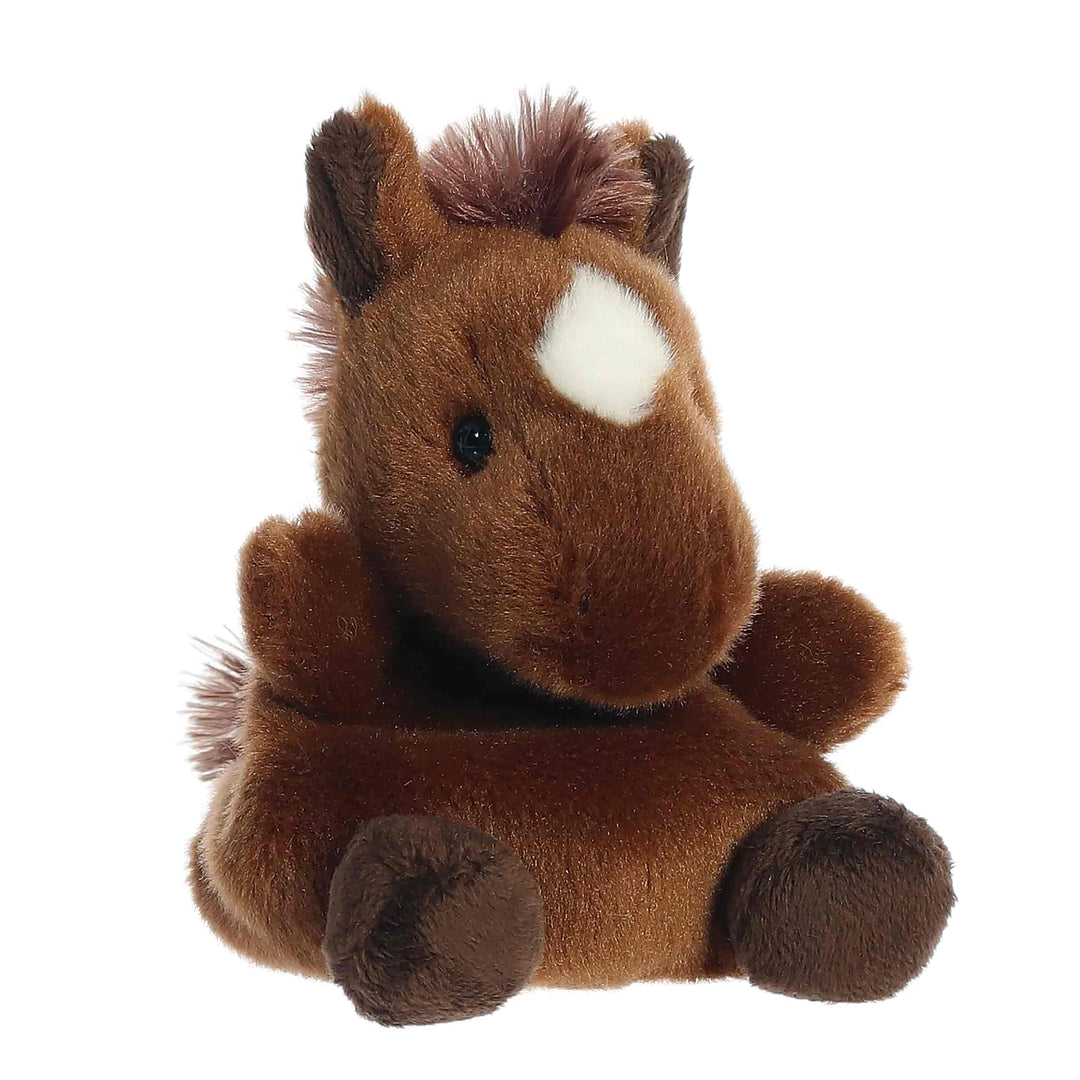 Peluche truffle le cheval brun Palm pals Mlle et Coco