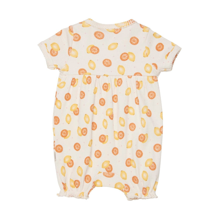 barboteuse citron pamplemousse Minymo Mlle et Coco vêtement bébé