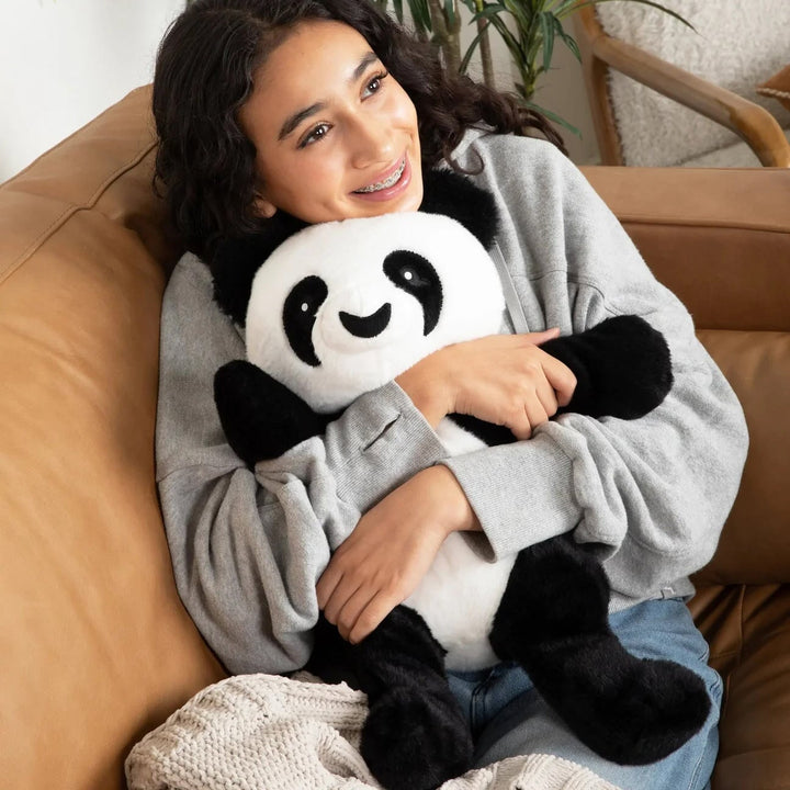 Peluche lestée lourde Bowie le panda Hugimals Mlle et Coco