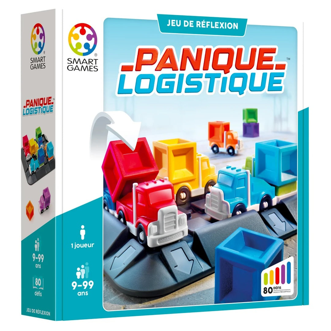 Jeu de réflexion Panique logistique smart Games Mlle et Coco