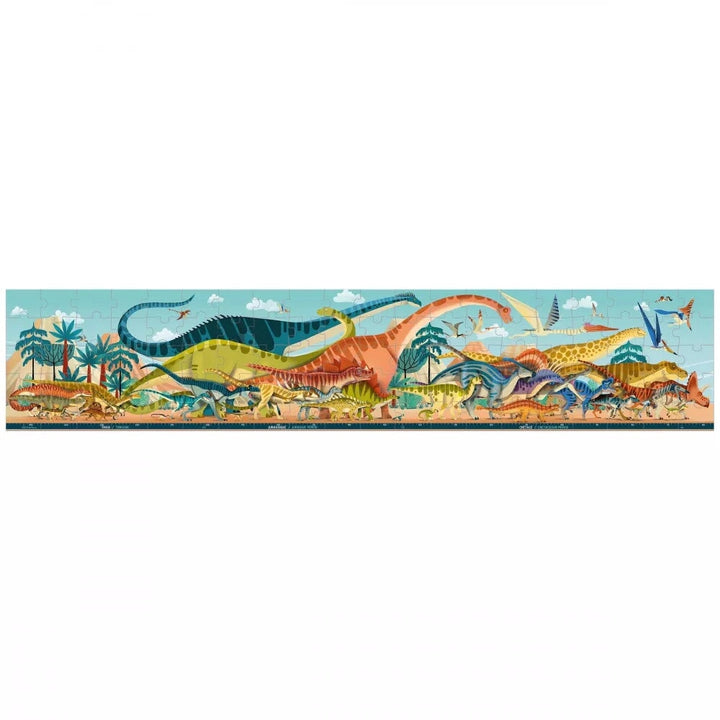 casse tête panoramique de dinosaures Janod 100 morceaux