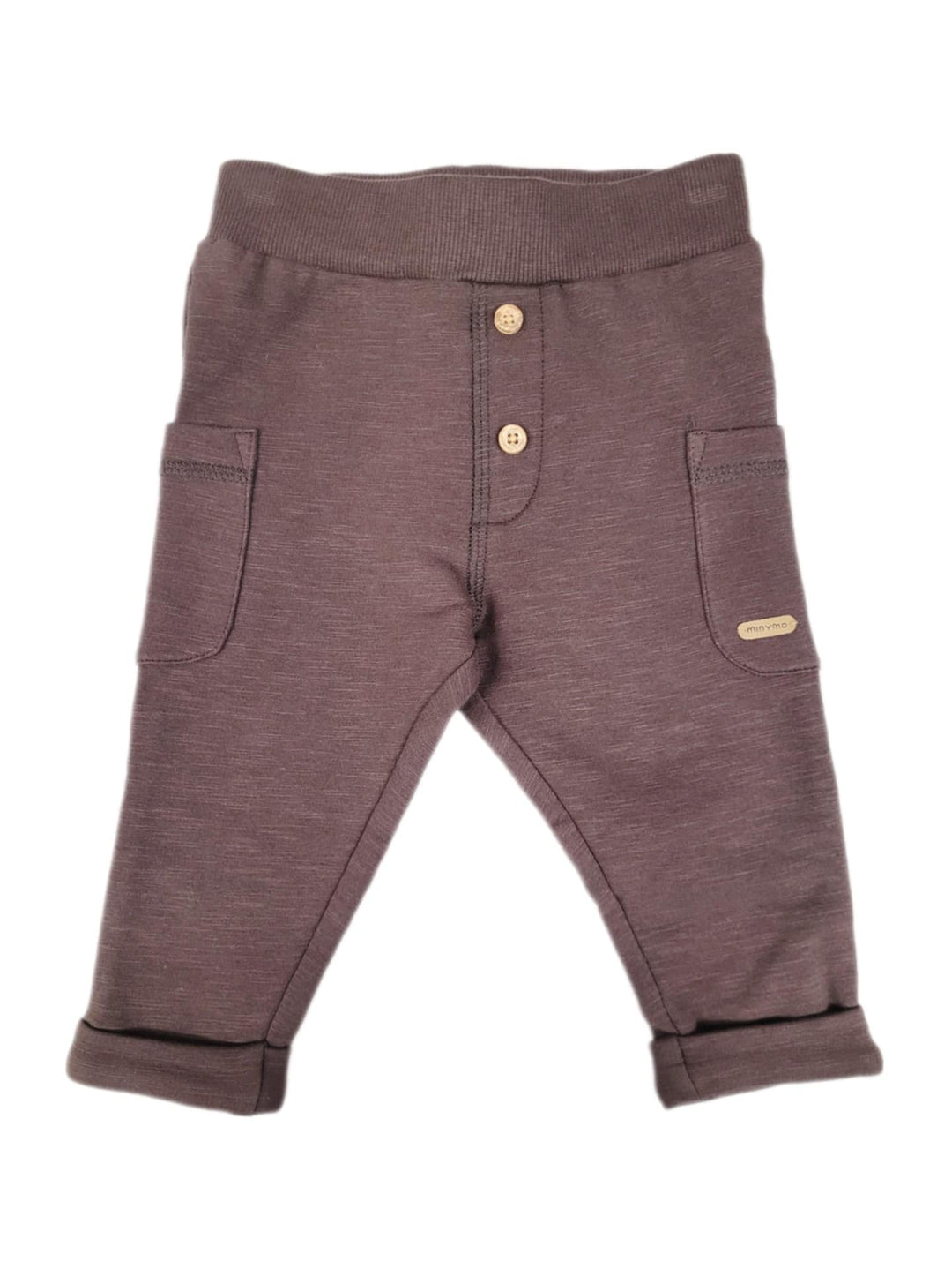 pantalon taille élastique minymo brun Mlle et Coco