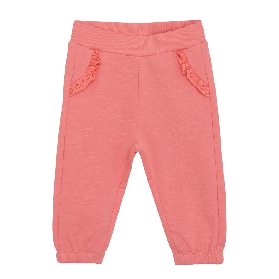 pantalon taille élastique corail Minymo Mlle et Coco