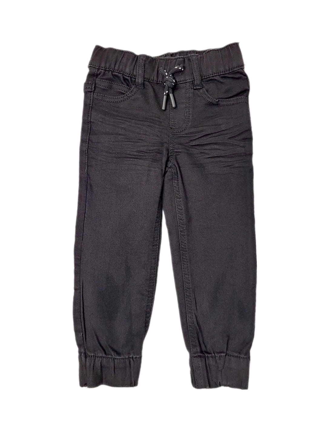 pantalon coton noir taille élastique Warwick Mlle et Coco