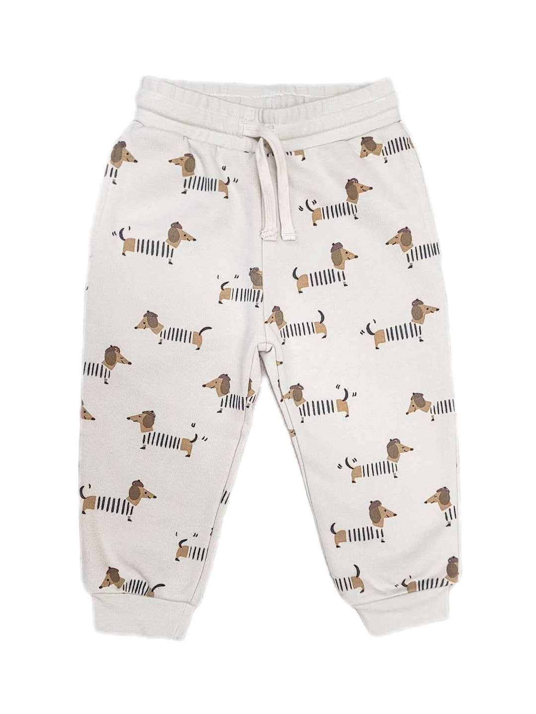 jogging beige chien saucisse taille élastique Rylee Cru Mlle Coco